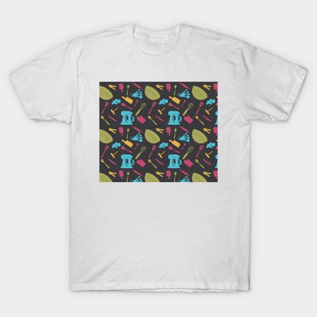 In The Kitchen  – Colourful T-Shirt by DenAlex